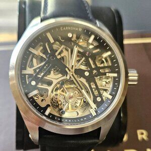 THOMAS EARNSHAW BLUE ENDYMION DOUBLE TOURBILLON ES-8212-02 Automatic Watch